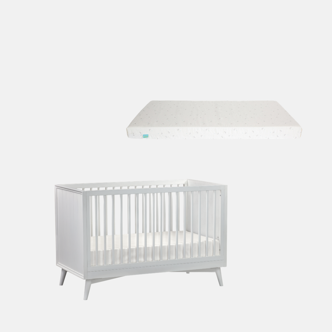 BUNDLE DEAL Abella Cot + Growbright Foam Mattress Bundle - SAVE 10%