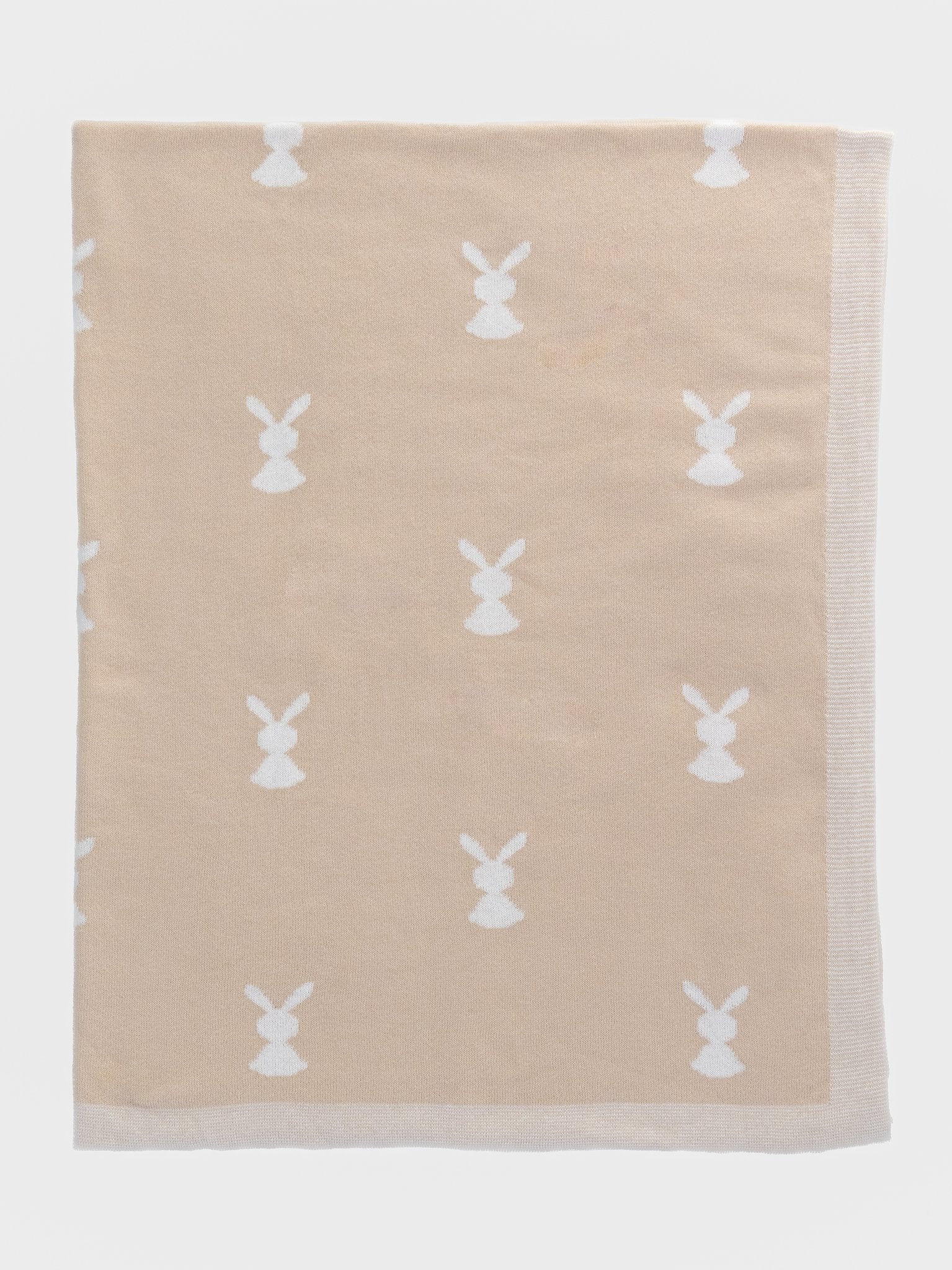 Bunny Bliss Cotton Baby Blanket